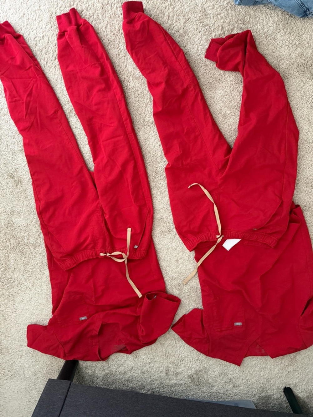 Figs Men's Scrubs Set in Red